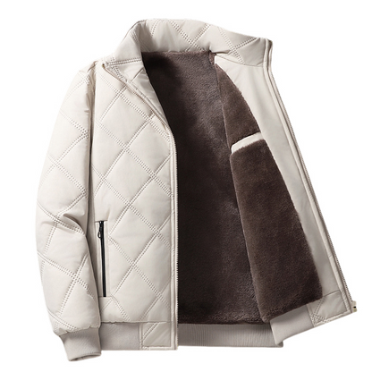 Declan - Męska bomberka z fleecem, stylowa i ciepła