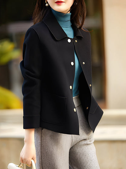 Meade - Modna, ciepła damska kurtka zapinana na guziki