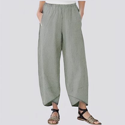 Jessica - Stylowe spodnie z szerokimi nogawkami dla kobiet