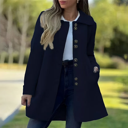 Amelia - Stylowy, elegancki polarowy kardigan dla kobiet