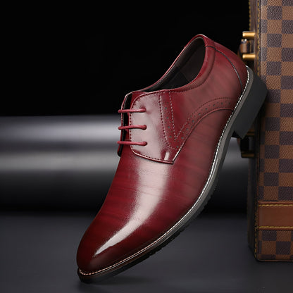 Beckham - Stylowe Sznurowane Buty Brogu dla Mężczyzn