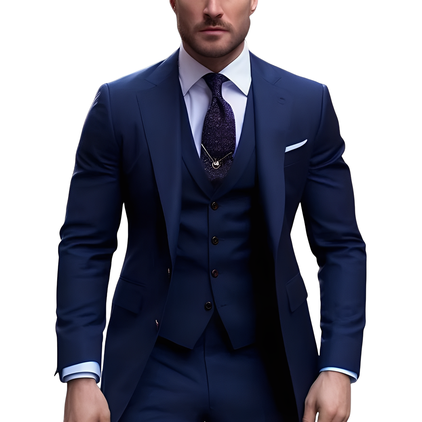 Austin - Elegancki garnitur męski 3-częściowy