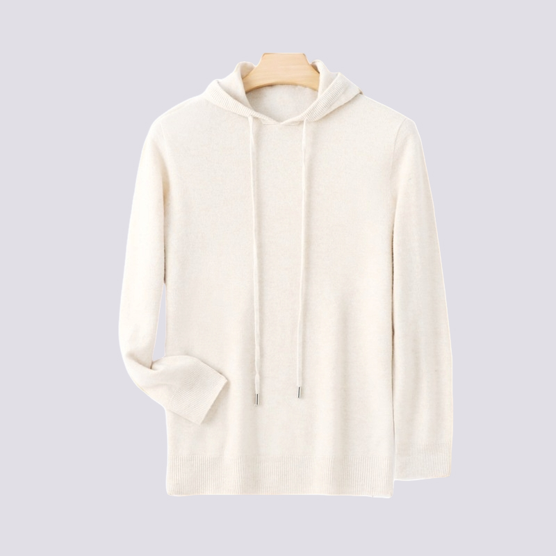 Adrian - Luźny, ciepły kaszmirowy hoodie dla mężczyzn