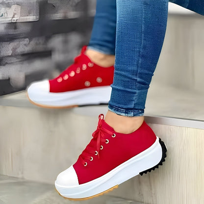 Mellony - Lekkie kobiece buty na grubych podeszwach