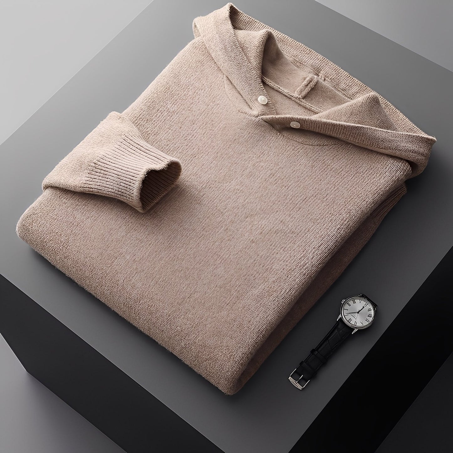 Darius - Stylowa, ciepła bluza z kapturem dla panów