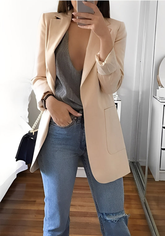 Stephanie - Szykowny, dobrze dopasowany żakiet dla kobiet