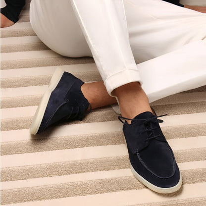 Andrew - Męskie codzienne zamszowe mokasyny płaskie