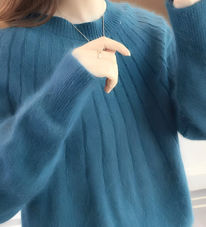 Josslyn - Elegancki, luźny kaszmirowy sweter dla kobiet