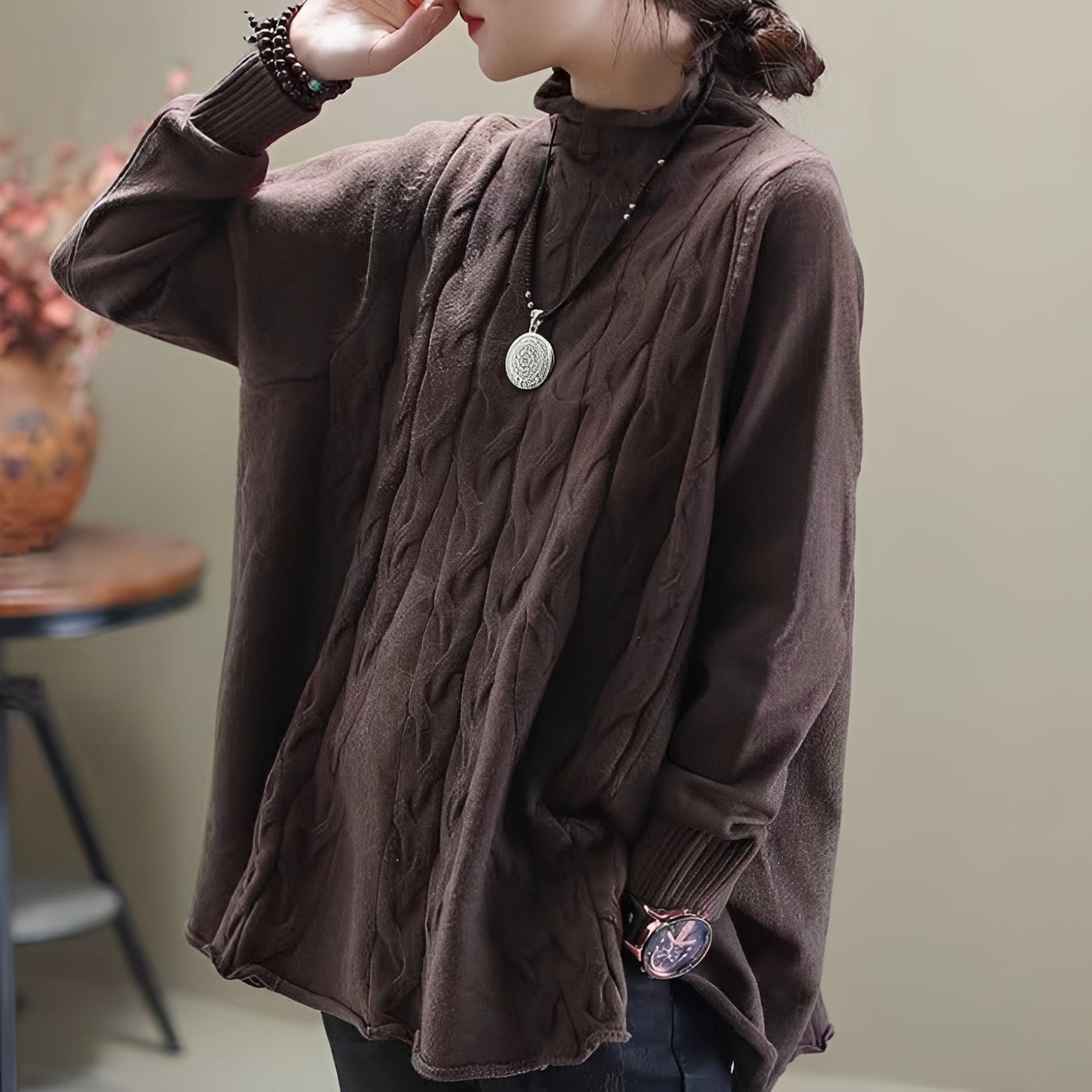 Carla - Luźny golf damski