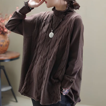 Carla - Luźny golf damski