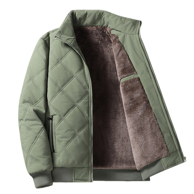 Declan - Męska bomberka z fleecem, stylowa i ciepła