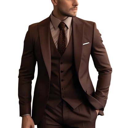 Austin - Elegancki garnitur męski 3-częściowy