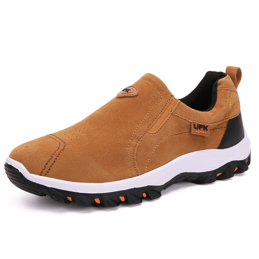Carter - Luźne męskie buty turystyczne bez sznurowadeł