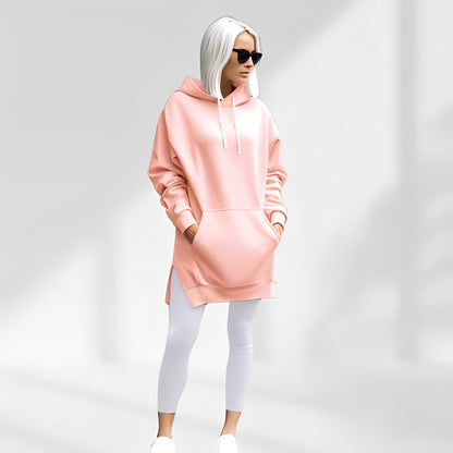 Amarante - Kobieca oversize kurtka z kapturem