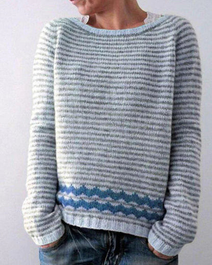 Emma - Luźny Retro Sweter Damska Moda