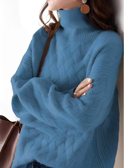 Stacey - Stylowy golf z teksturą dla pań