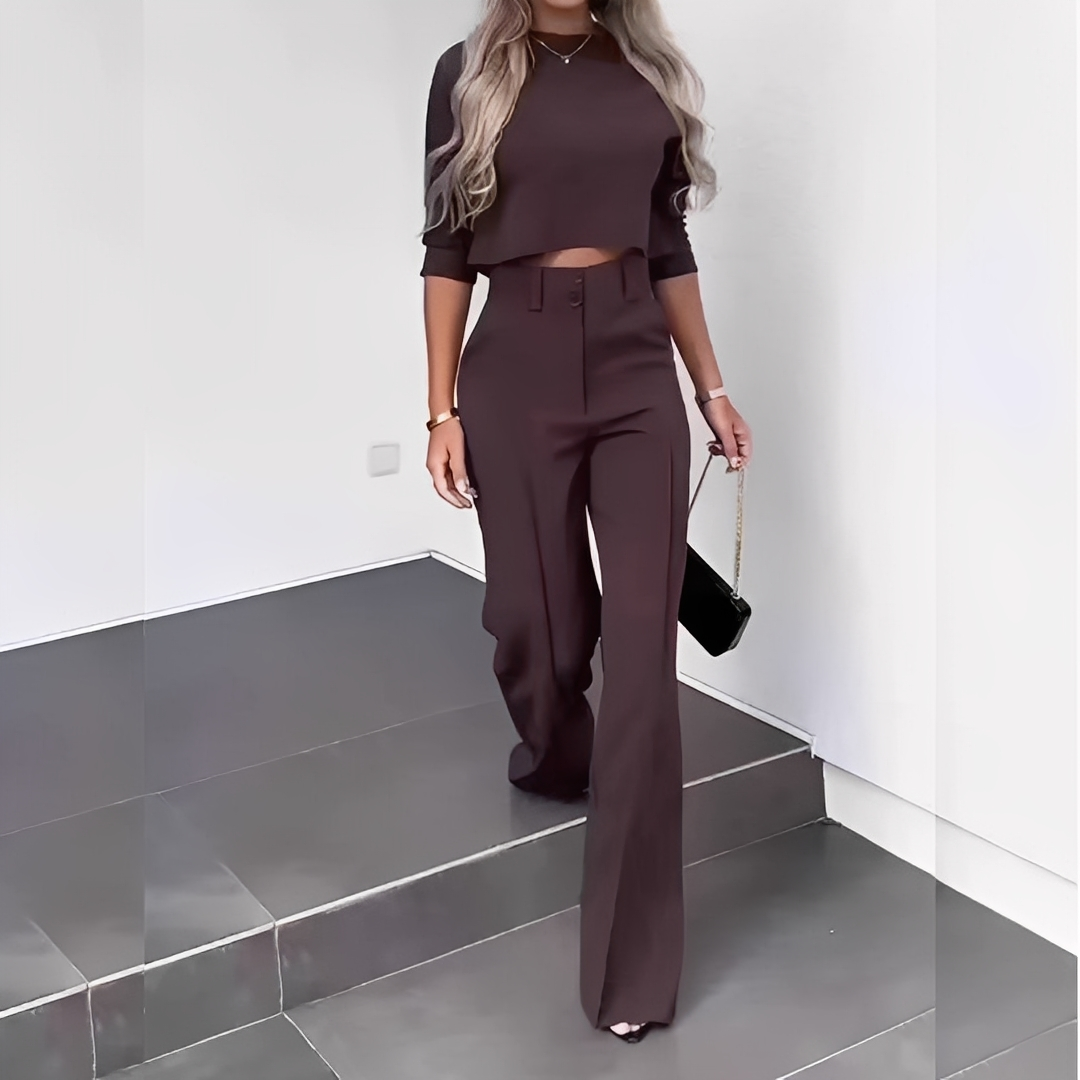 Mélisande - Stylowa bluzka i spodnie dla kobiet