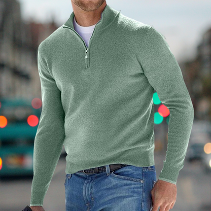 Carlo – Sweter z suwakiem