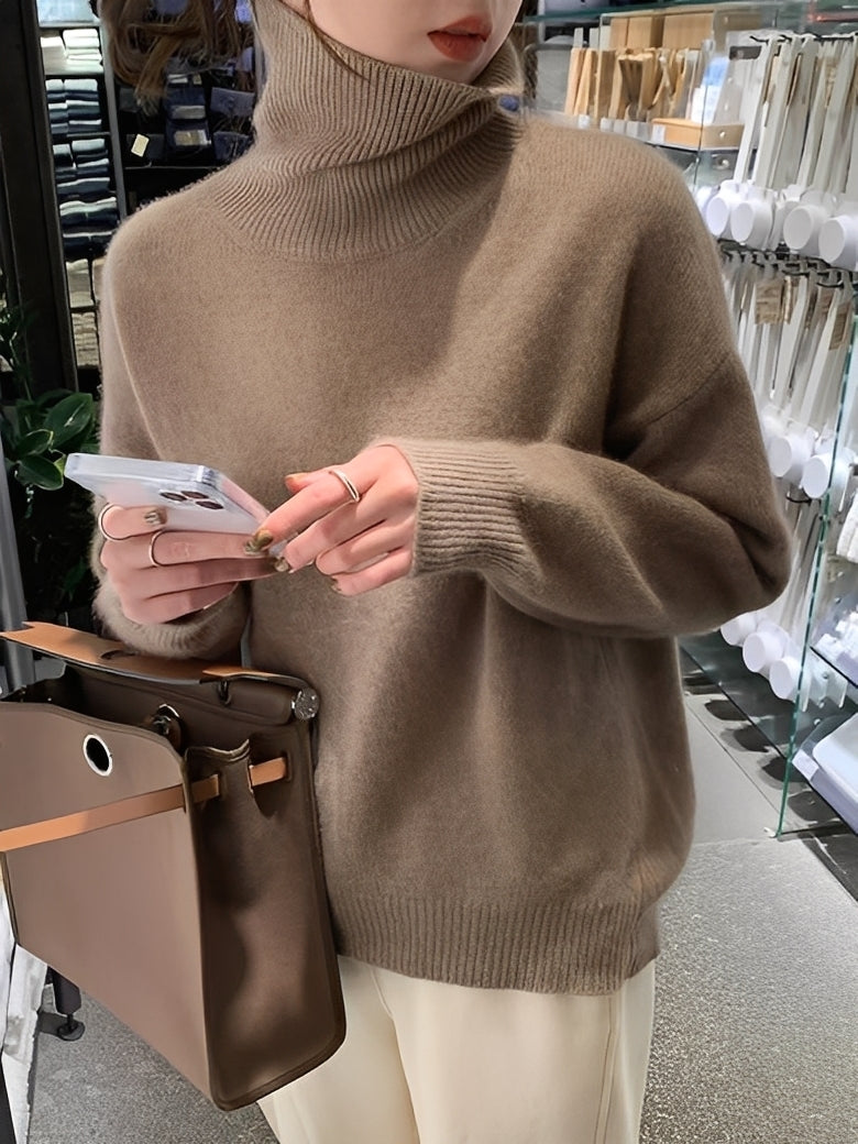 Gloria - Elegancki wełniany golf dla kobiet