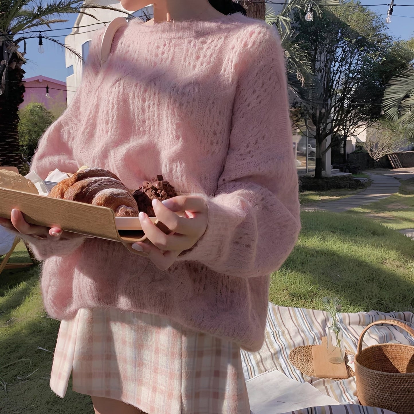 Natalie - Luźny, delikatny sweter damski