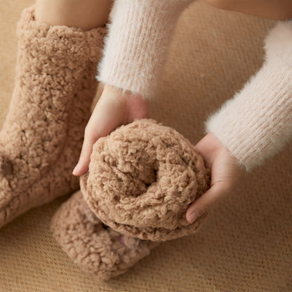 Caelie - Stylowe, urocze, grube skarpety Fleece dla pań