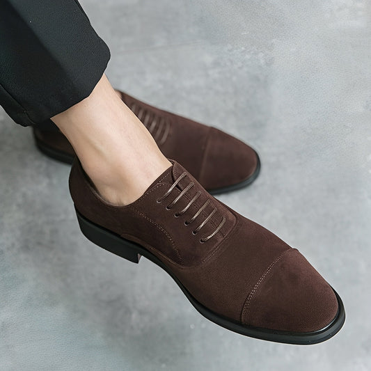 Jackson - Luźne zamszowe buty eleganckie dla mężczyzn