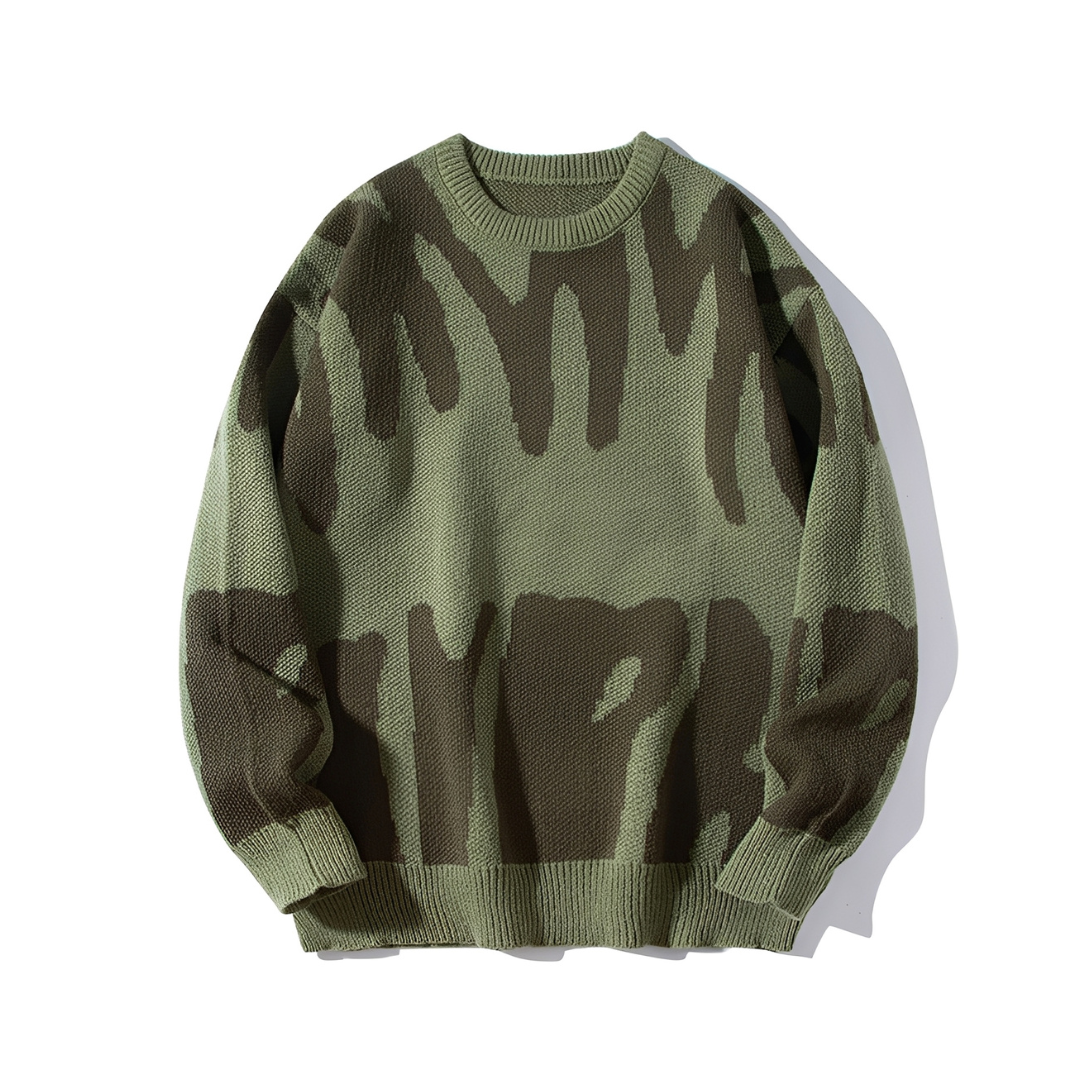 Edan - Męski sweter z wełny, komfortowy i ciepły