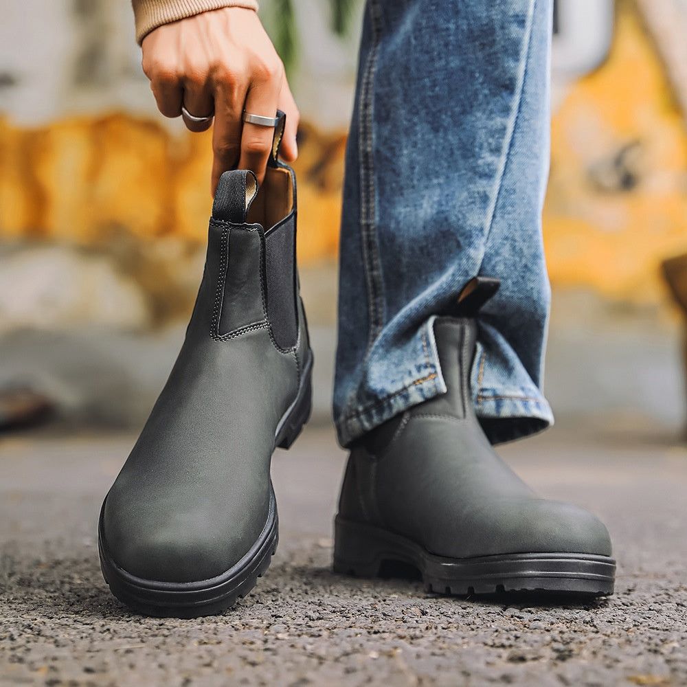 Gilbert - Stylowe retro skórzane buty dla panów