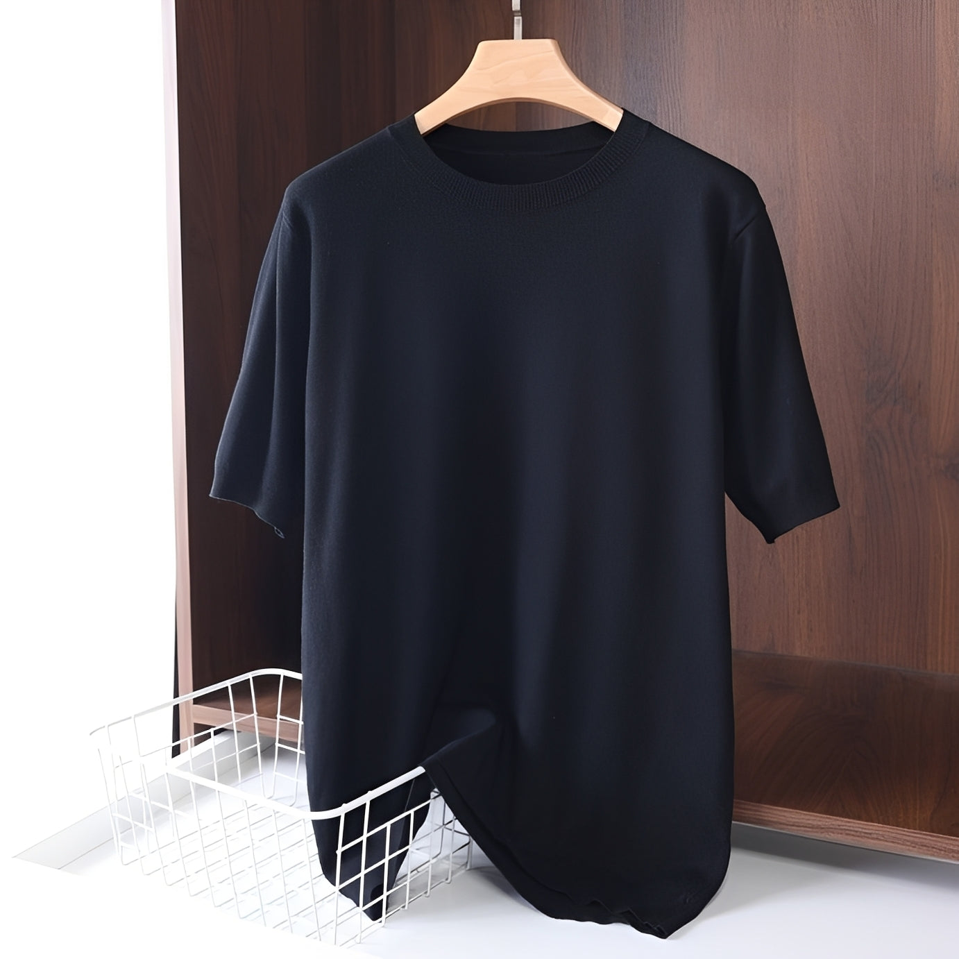 Nannie - Luźny T-Shirt z okrągłym dekoltem dla kobiet