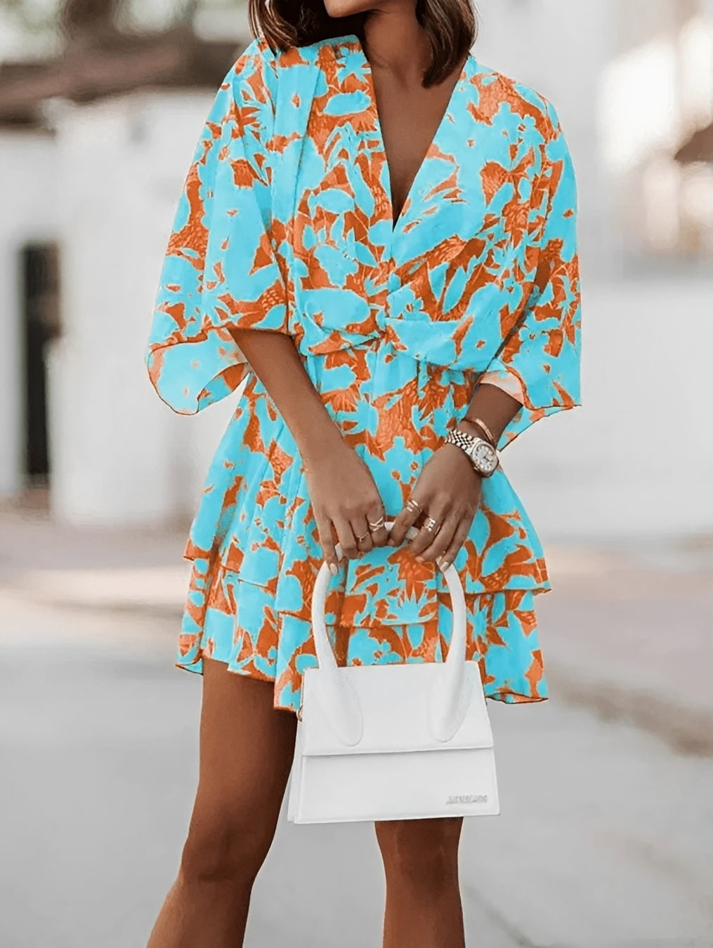 Chantelle - Stylowa, luźna sukienka mini dla kobiet