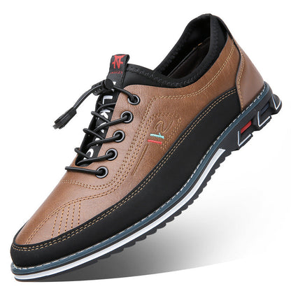 Aaron - Codzienne antypoślizgowe skórzane sneakersy dla mężczyzn