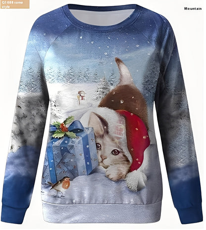 Quinty - Sweter świąteczny dla kobiet