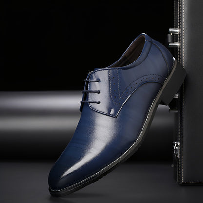 Desmond - Eleganckie skórzane buty z brogue dla mężczyzn