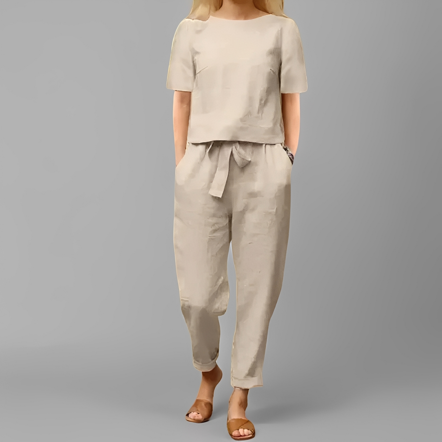 Andréana - Stylowy komplet z kombinezonem dla kobiet