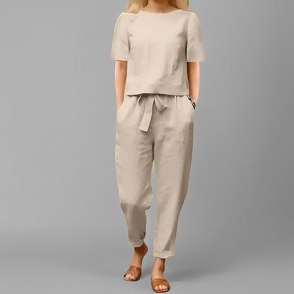 Andréana - Stylowy komplet z kombinezonem dla kobiet