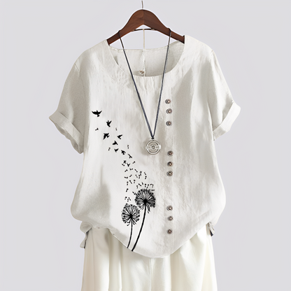 Isabelle - Wygodna koszulka z krótkimi rękawami dla kobiet