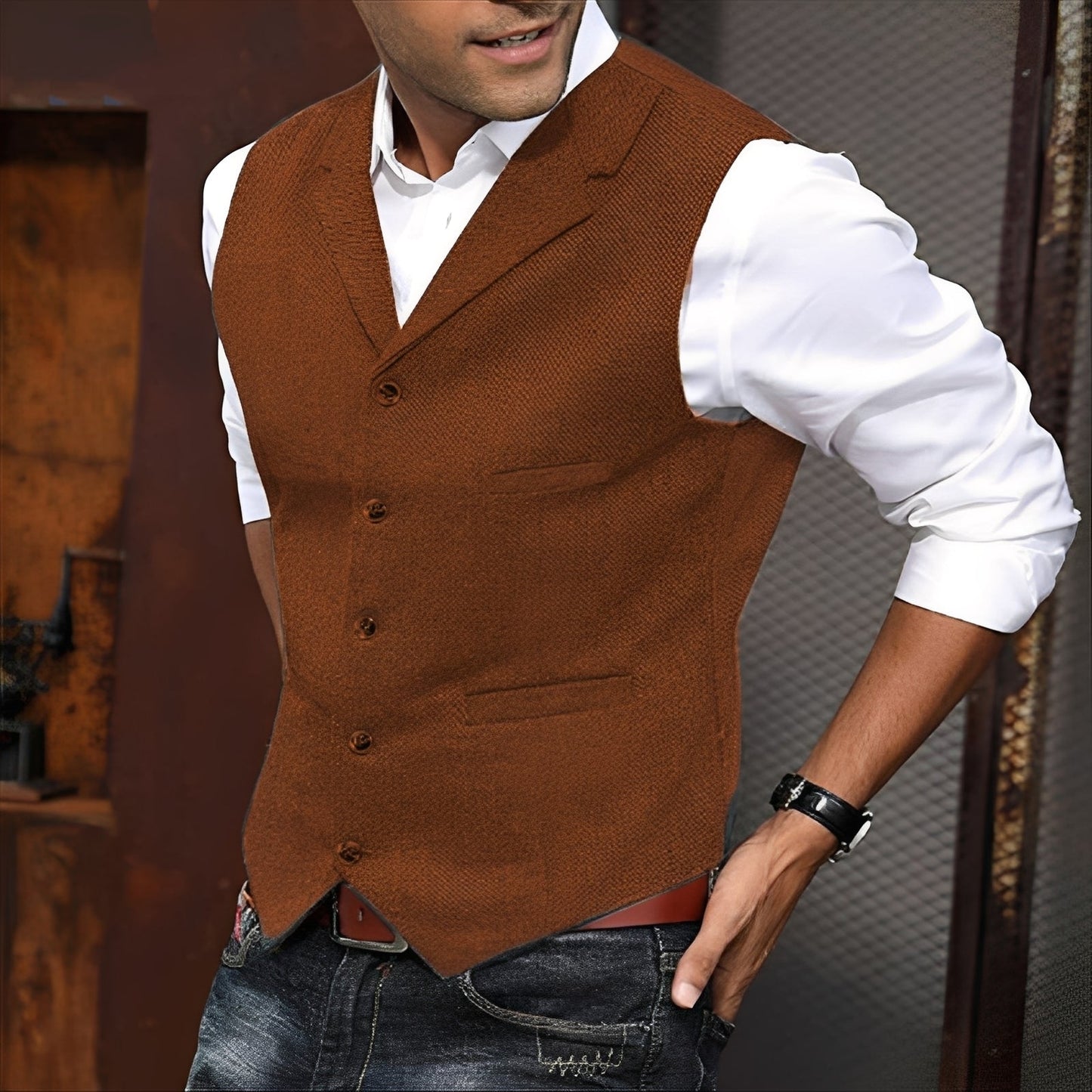 Wesley - Nowoczesna i elegancka kamizelka dla mężczyzn