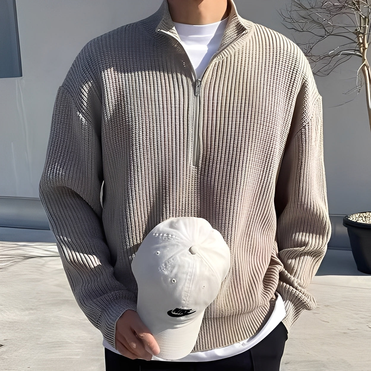 Jeffrey - Stylowy, swobodny męski sweter