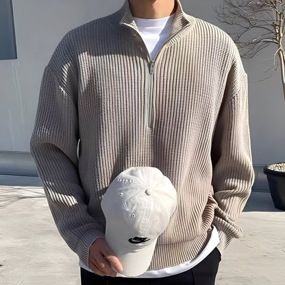 Jeffrey - Stylowy, swobodny męski sweter