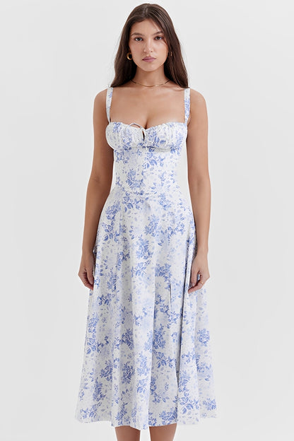 Claudia - Stylowa sukienka w kwiaty dla kobiet