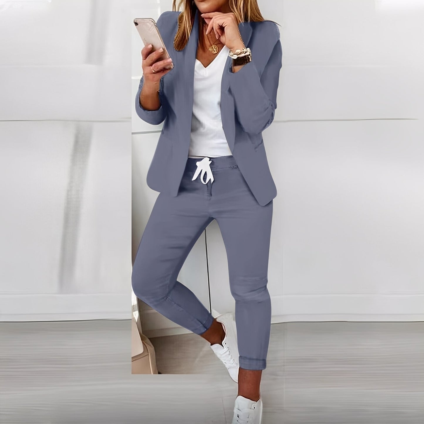 Madelyn - Luźna bluzka i spodnie dla kobiet