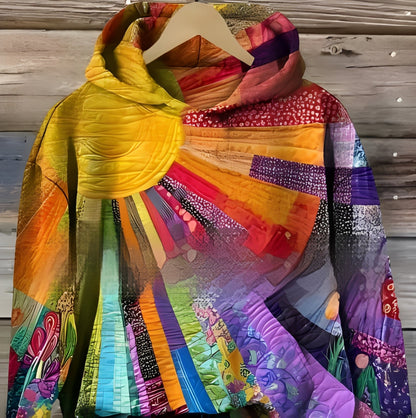 Séraphine - bluza z kapturem z nadrukiem cyfrowym dla kobiet