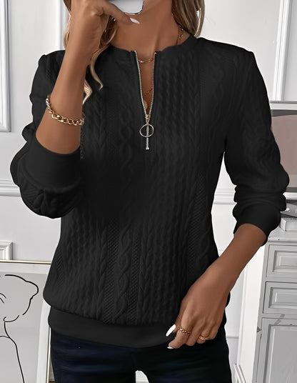 Davida - Elegancki, miękki sweter damski z pikowaniem