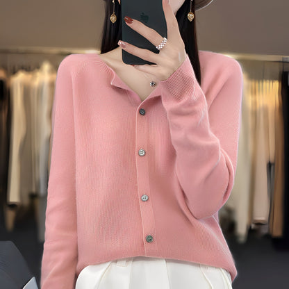 Haydée - Szykowny damski kardigan z guzikami