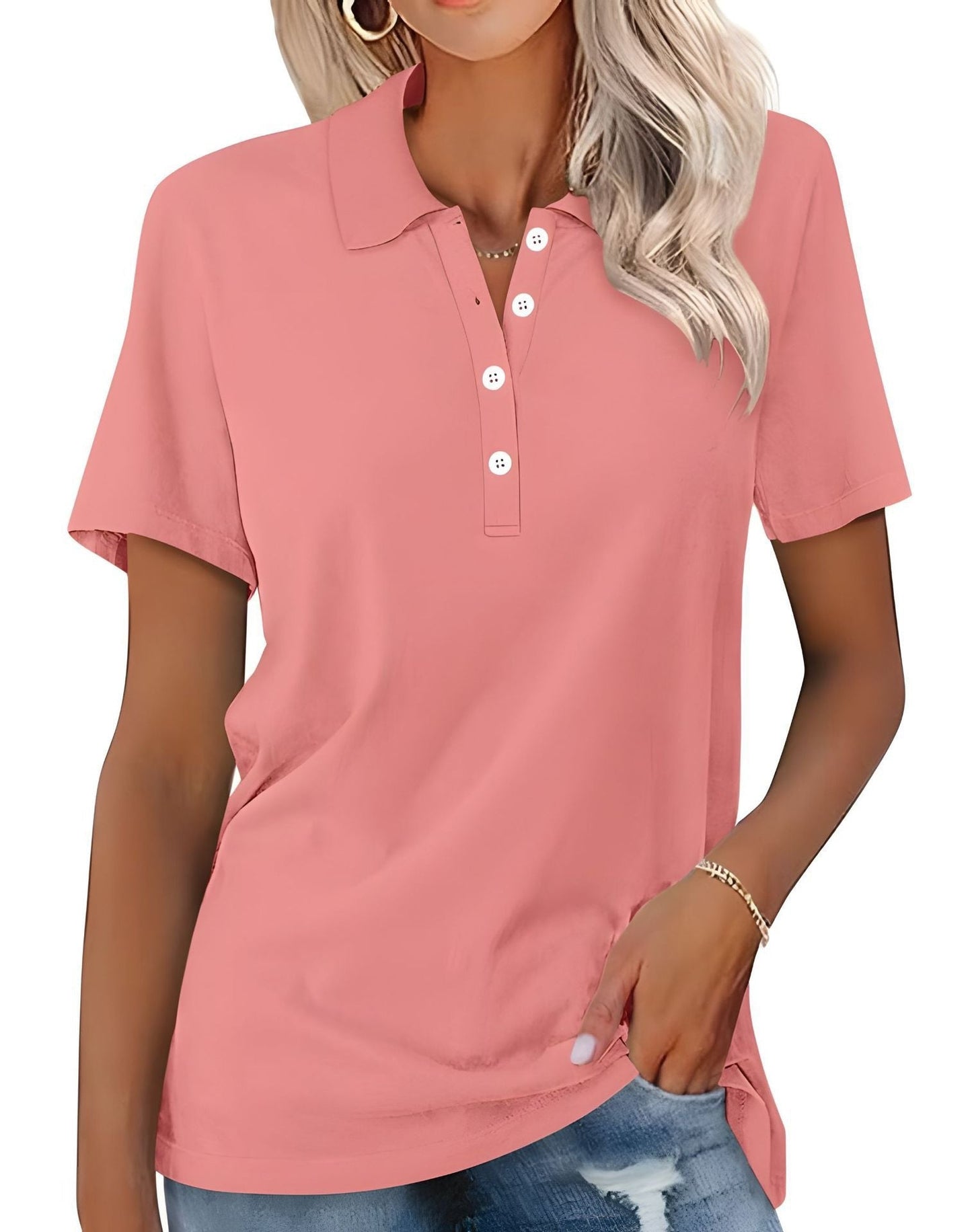 Stella - Lekka, smukła kobieca koszulka polo