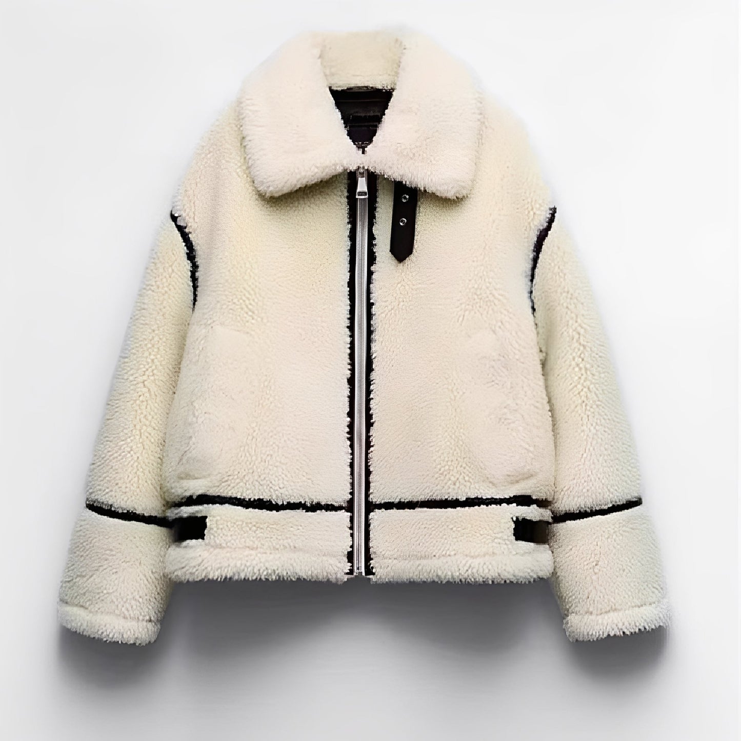 Bethney - Ciepły Płaszcz z Teddy-Fleece dla Pań