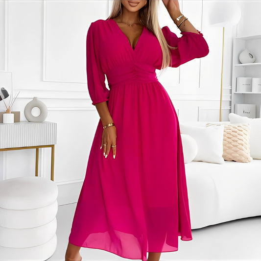 Amelia - Swobodne, długorękawowe sukienka dla kobiet