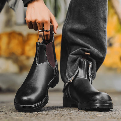 Gilbert - Stylowe retro skórzane buty dla panów