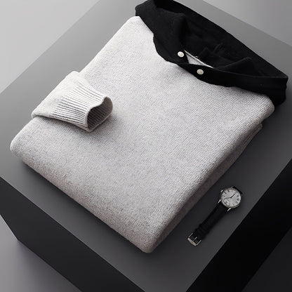 Darius - Stylowa, ciepła bluza z kapturem dla panów