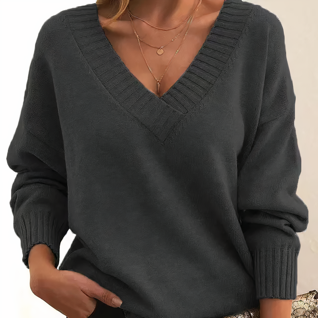 Jesień – Stylowy Sweter z Kaszmiru